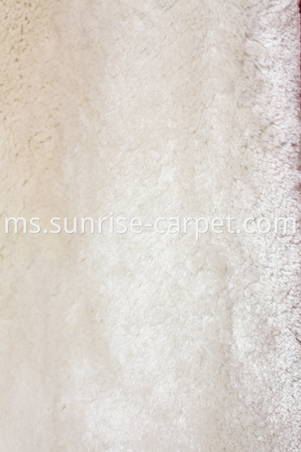 Polyester Fur Shaggy Rug Beige